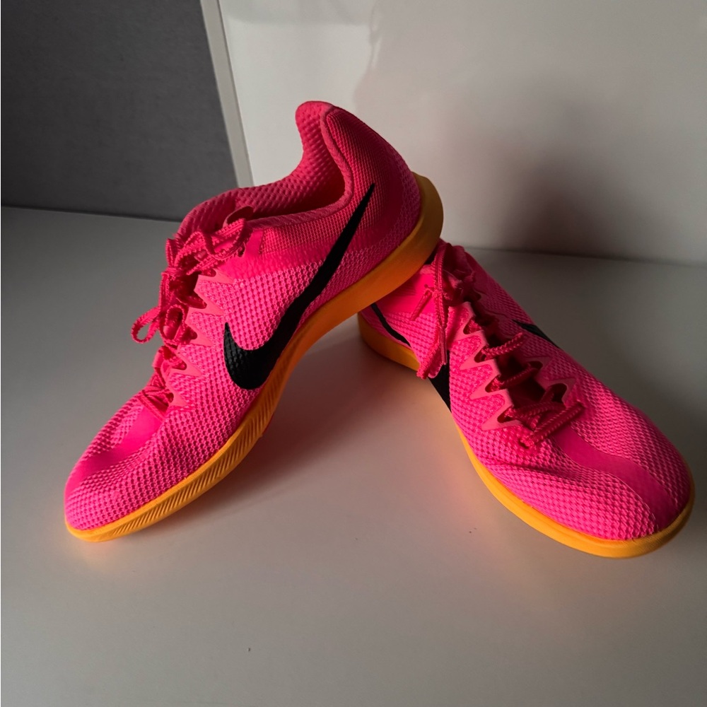 Nike Zoom Rival Sprint Spikes Hyper Pink Orange Size 9 Women’s – New No Box